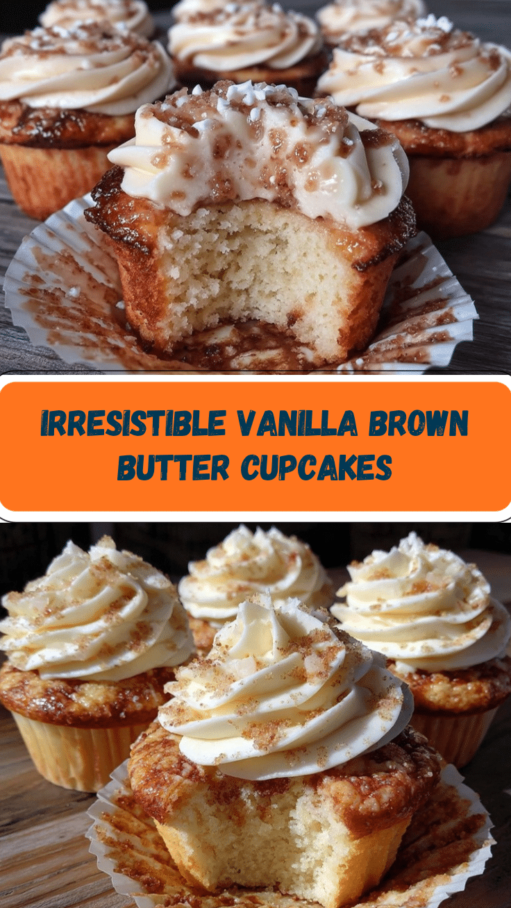 vanilla brown butter cupcakes recipe