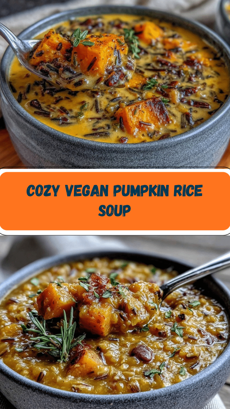 vegan pumpkin wild rice soup recipe