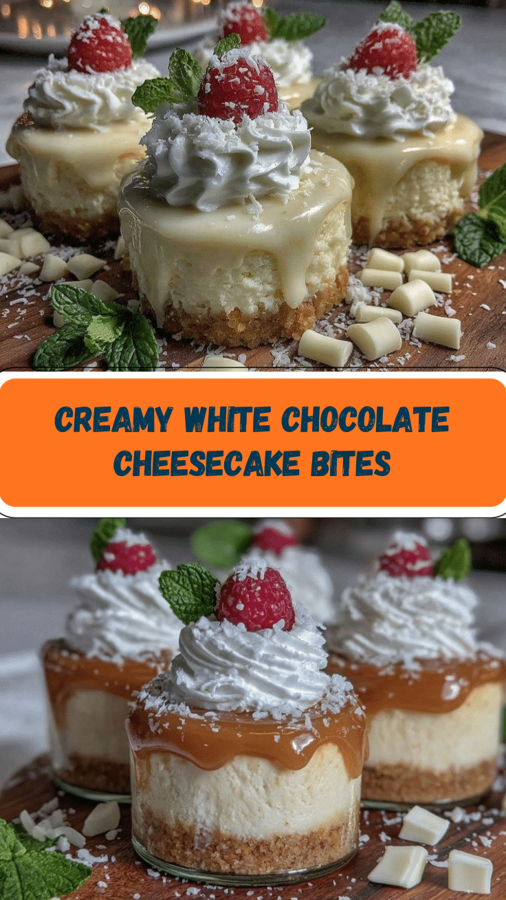white chocolate mini cheesecakes recipe