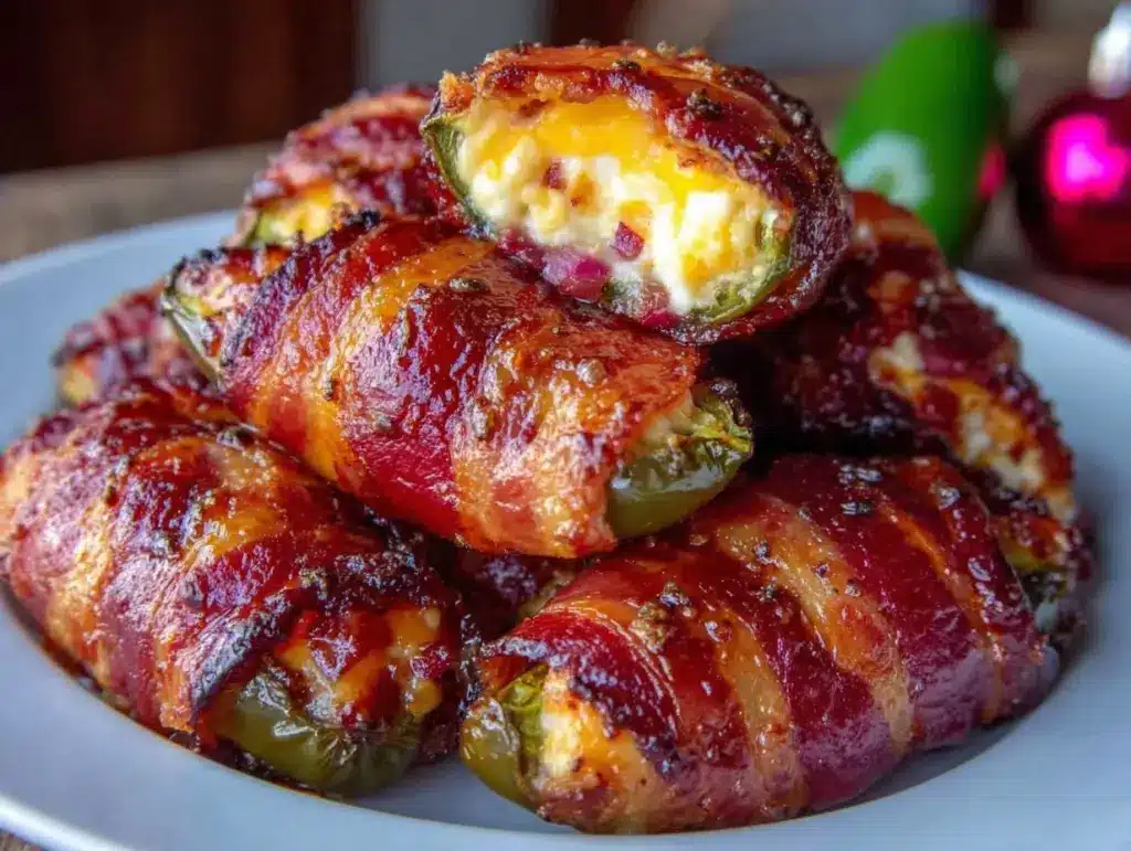 bacon wrapped jalapeno poppers - featured image