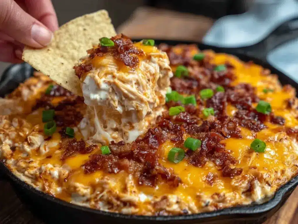barbecue chicken dip - featured image