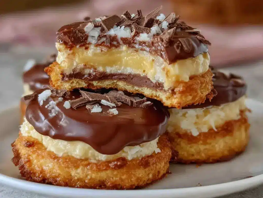 Boston Cream Pie Cookies - featured image