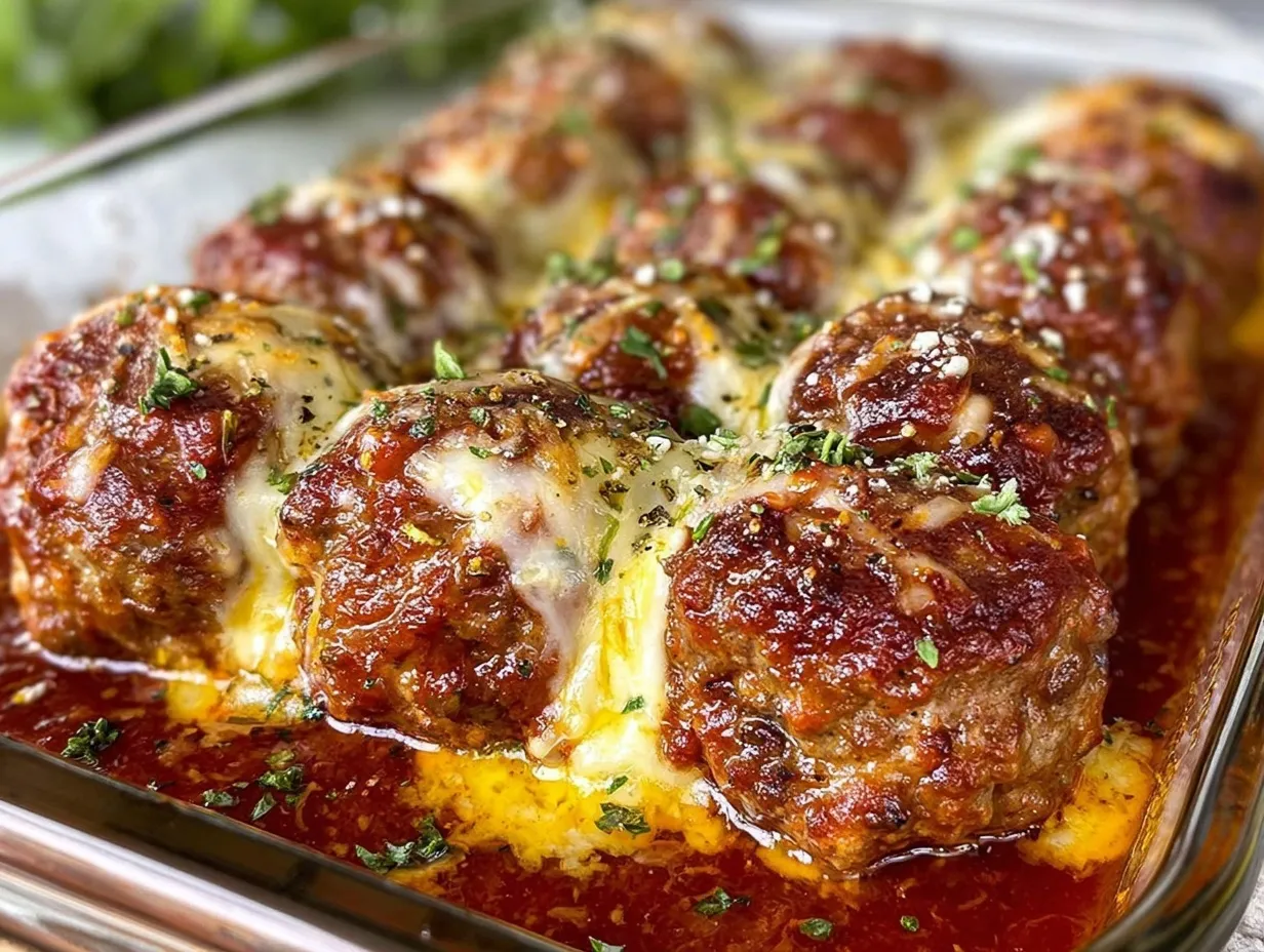 Cheesy Stuffed Italian Sausage Bake preparation steps