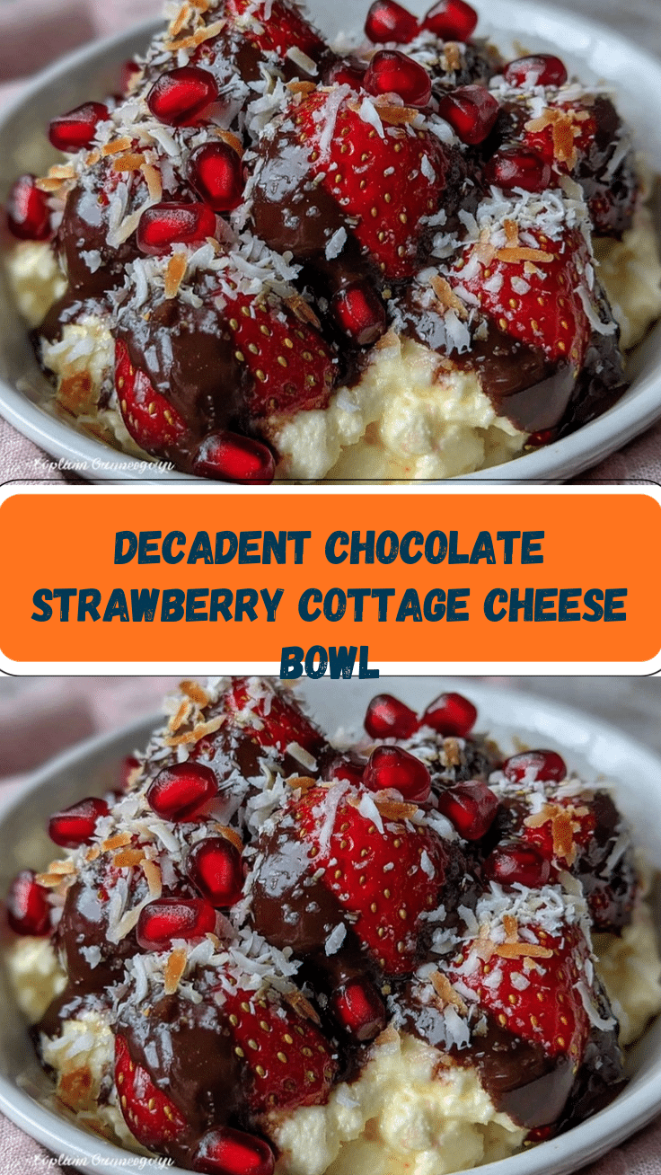 chocolate covered strawberry cottage cheese bowl recipe