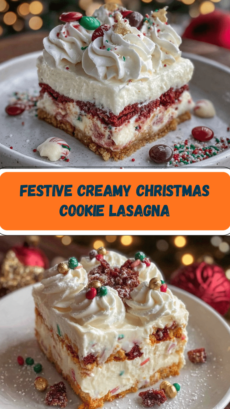 Christmas Cookie Lasagna recipe