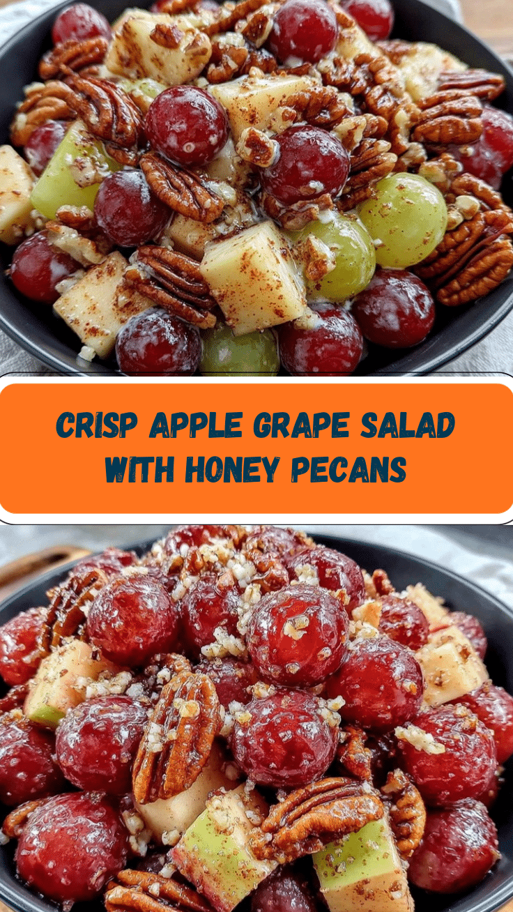 cinnamon-spiced apple grape salad recipe