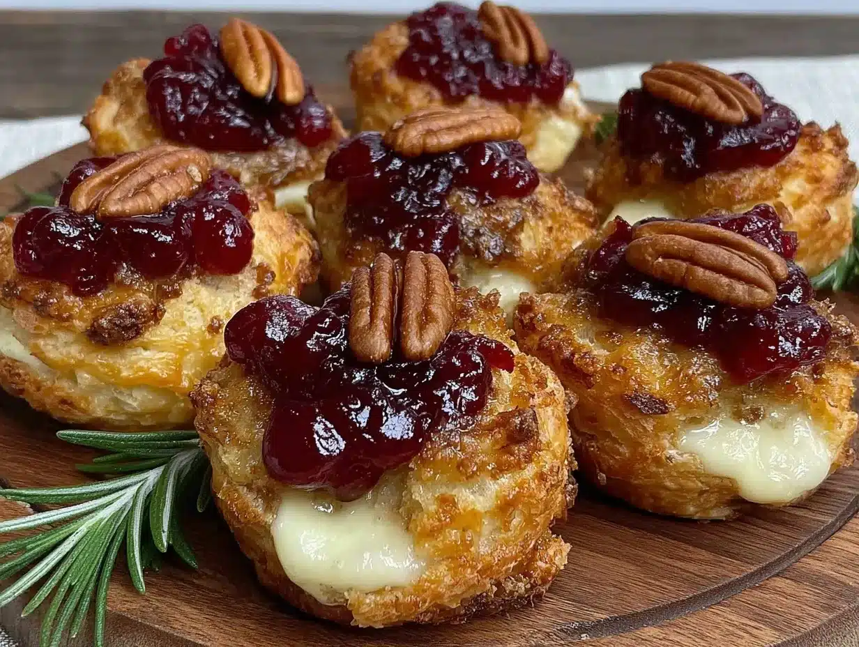cranberry brie bites preparation steps