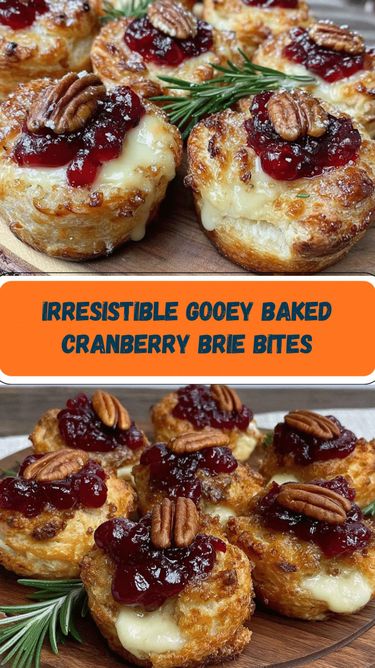cranberry brie bites recipe