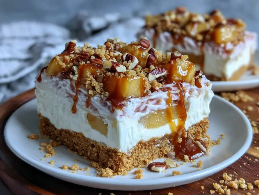 Creamy Apple Delight Dessert - featured image