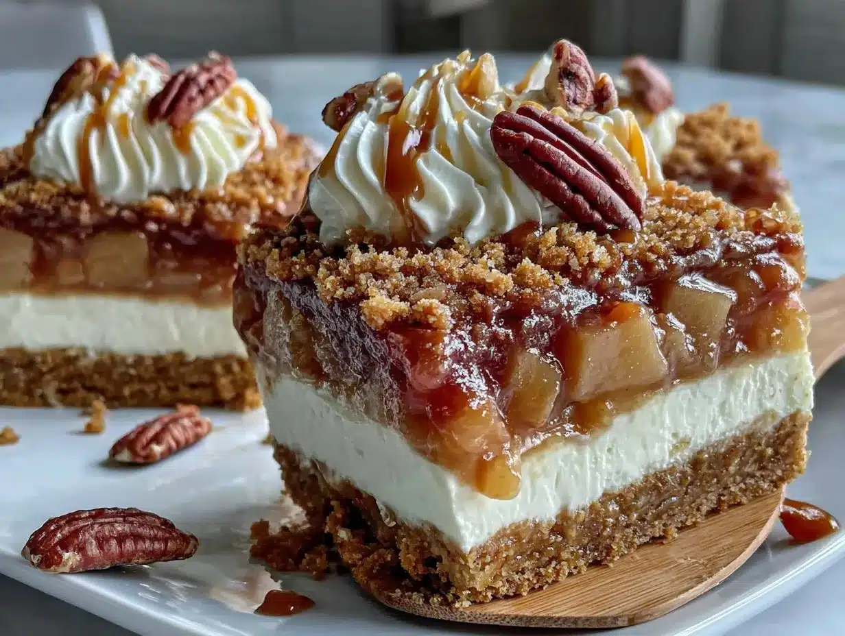 Creamy Apple Delight Dessert preparation steps