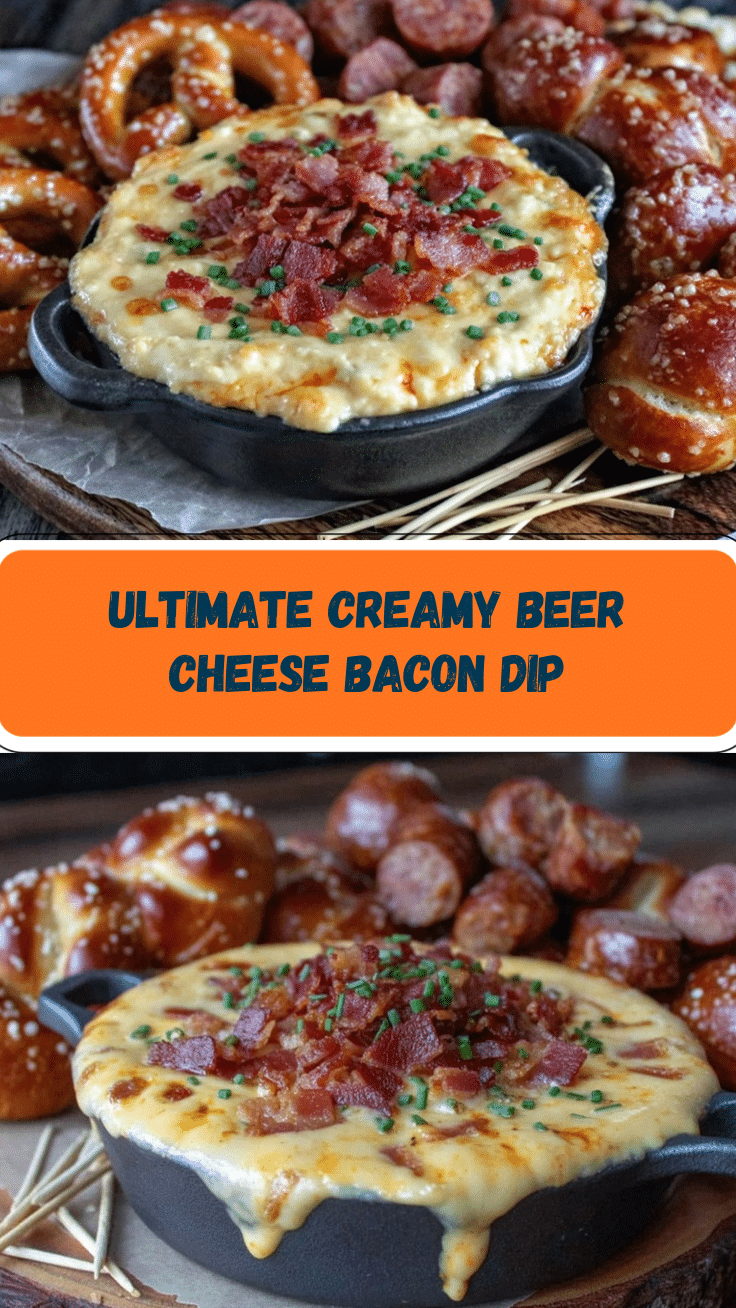 creamy beer cheese dip with bacon recipe