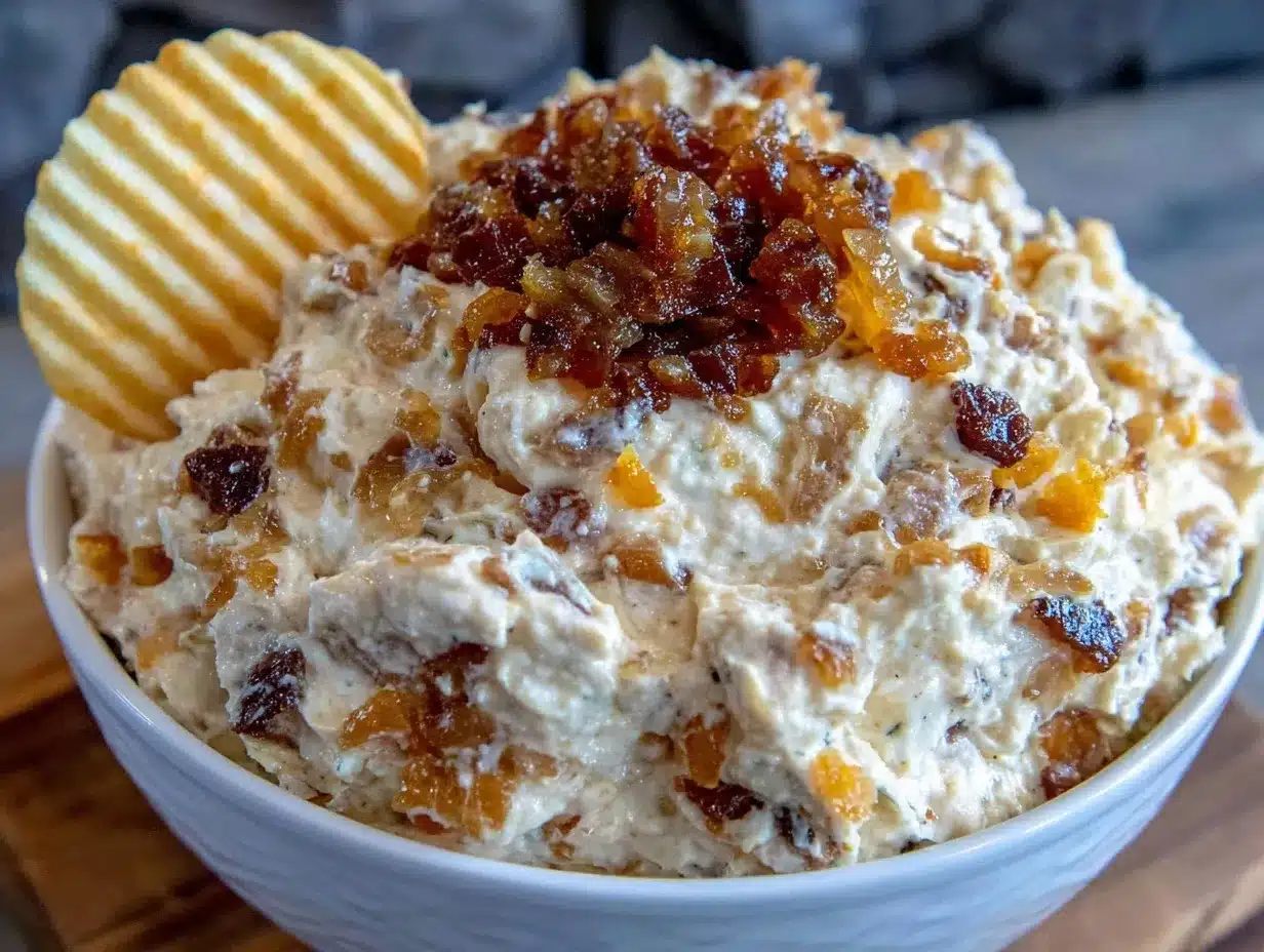 creamy caramelized onion dip preparation steps