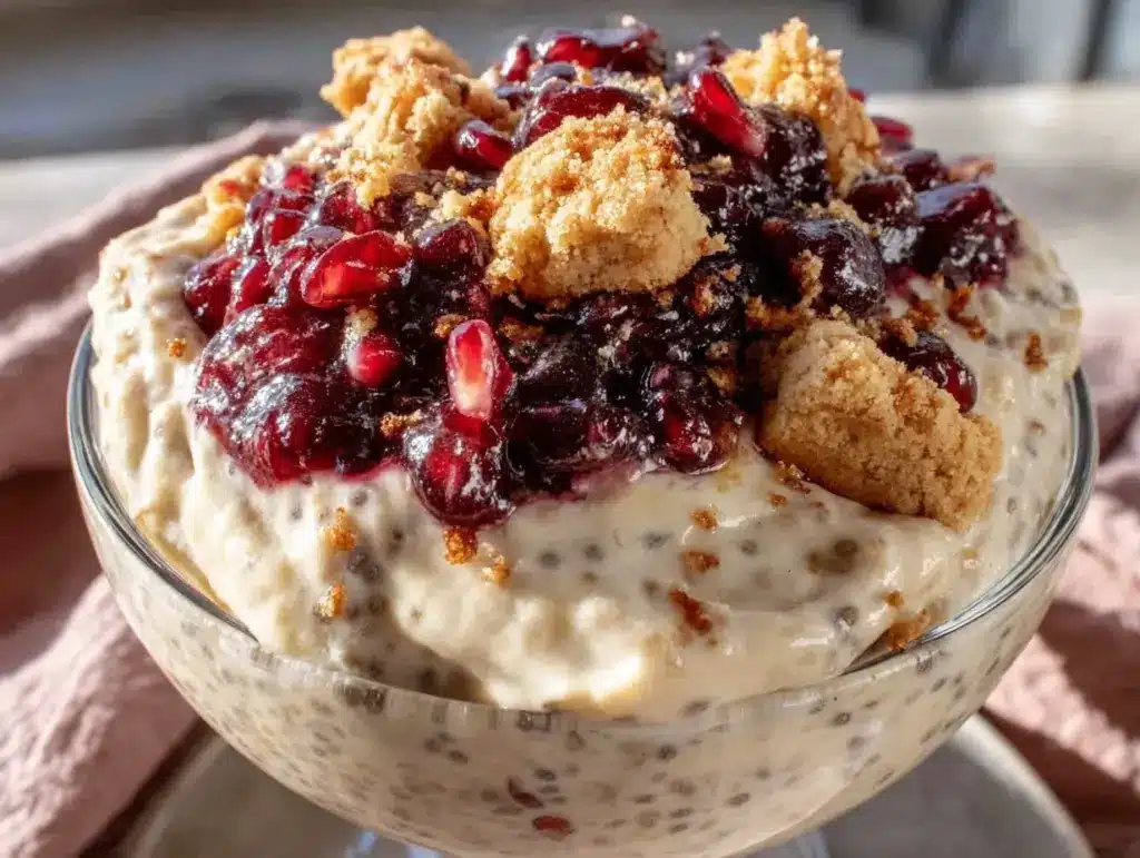 creamy chia pudding bowl - featured image