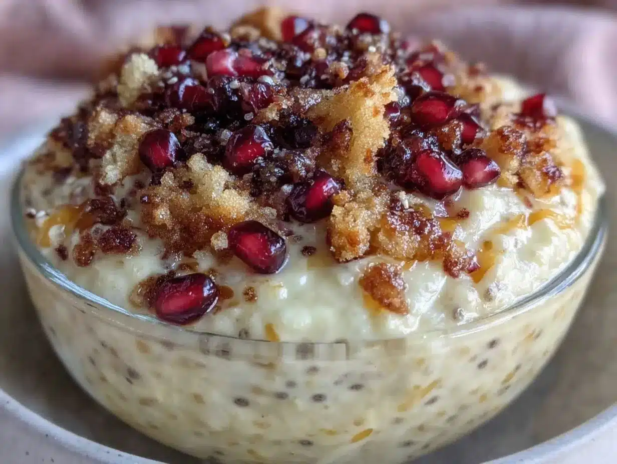 creamy chia pudding bowl preparation steps