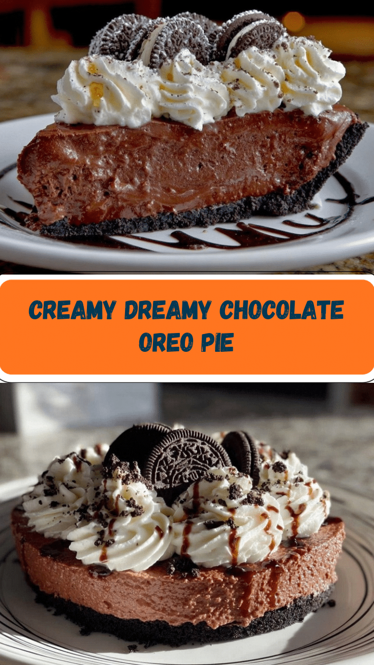 creamy chocolate Oreo pie recipe