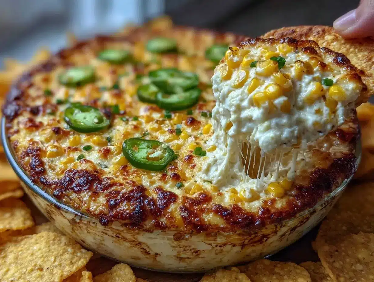 creamy corn dip preparation steps