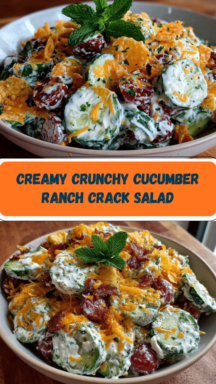 creamy cucumber ranch crack salad recipe