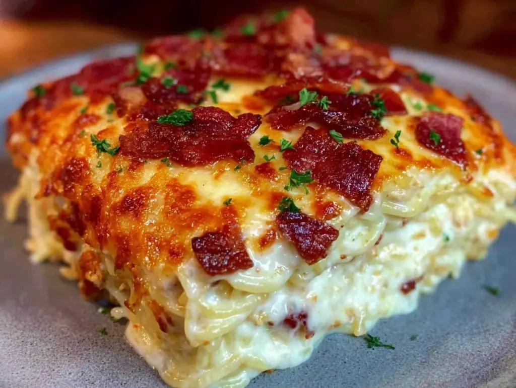 Creamy Southern Spaghetti Bake - featured image