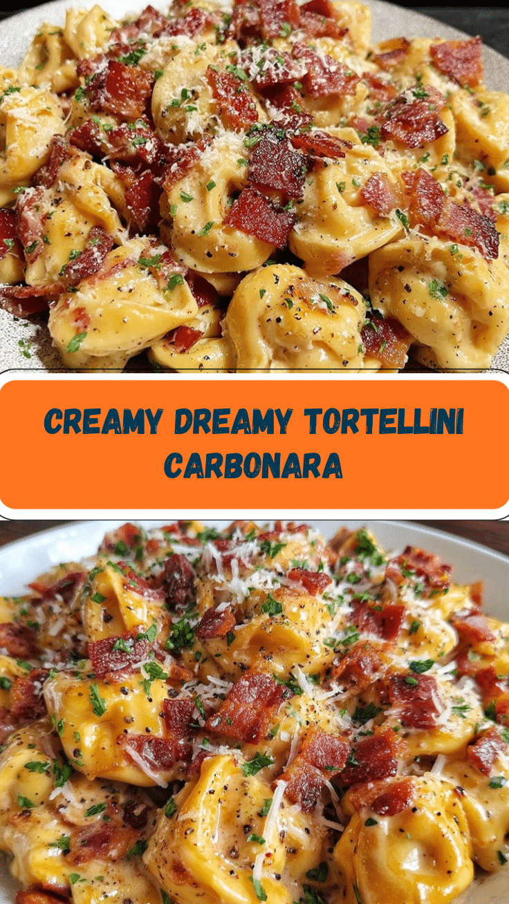 Creamy Tortellini Carbonara recipe