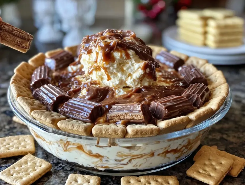 creamy Twix dip - featured image
