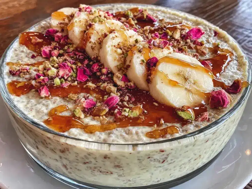 creamy Valentines chia pudding bowl - featured image