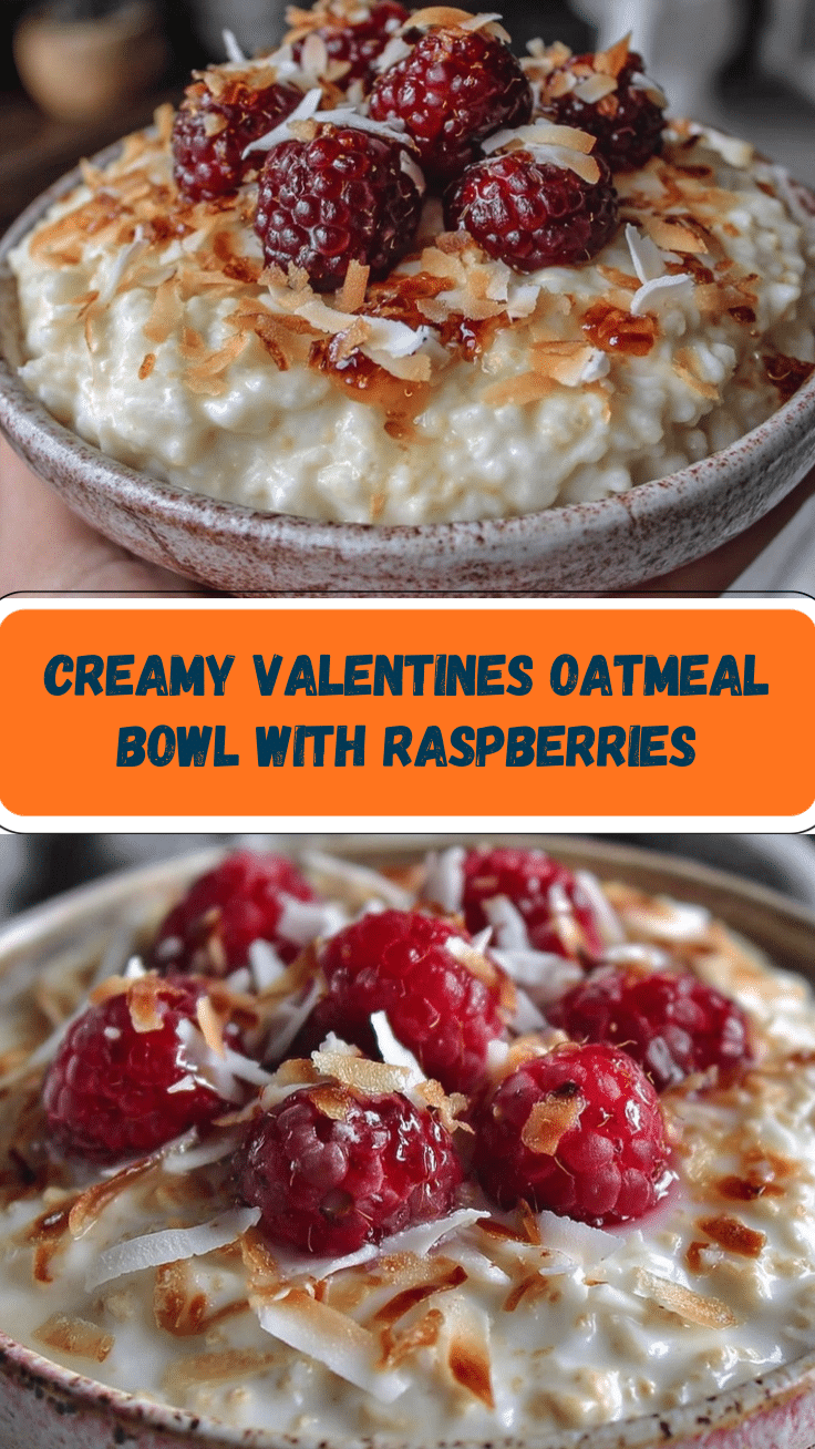 creamy valentines dessert oatmeal bowl recipe