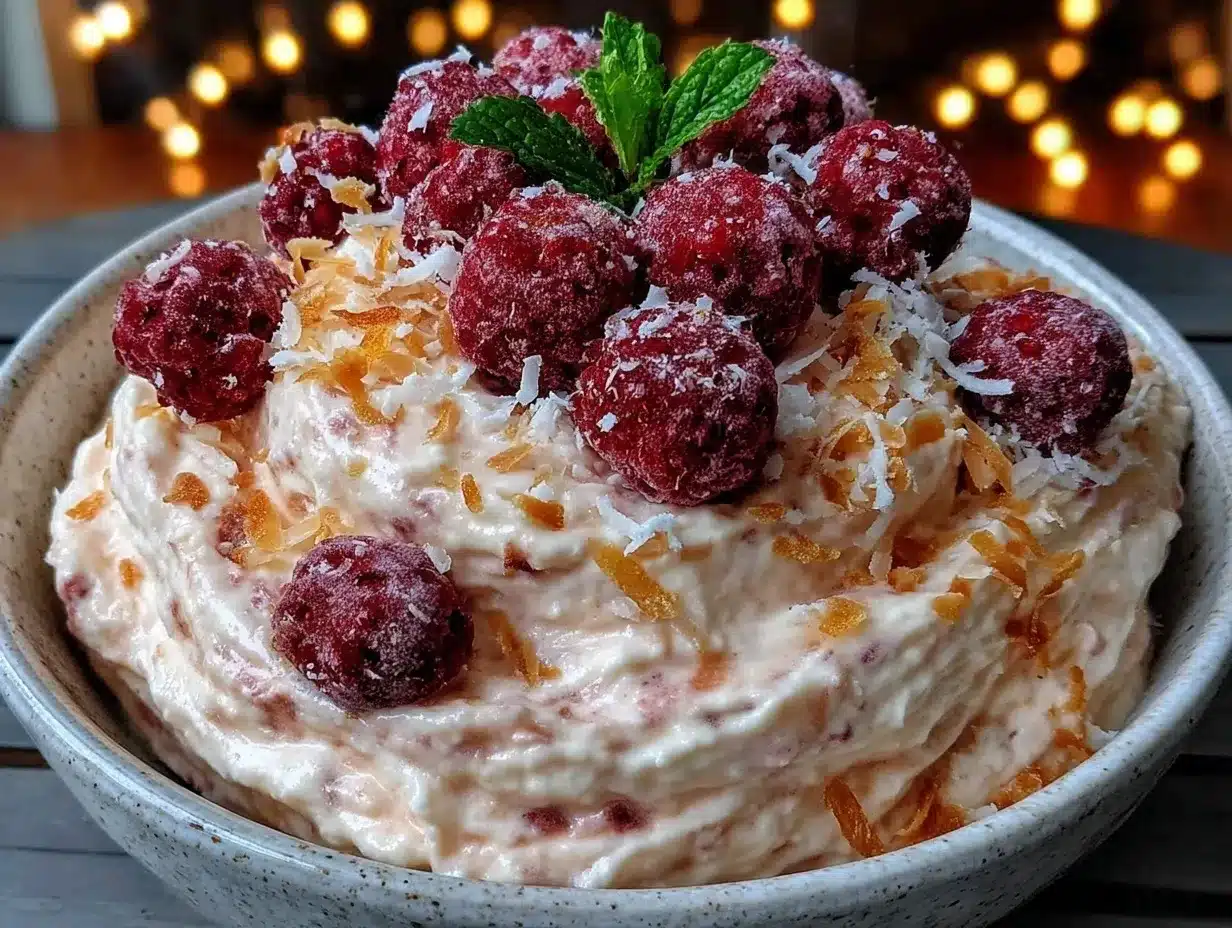 Creamy Valentines Nice Cream Bowl preparation steps