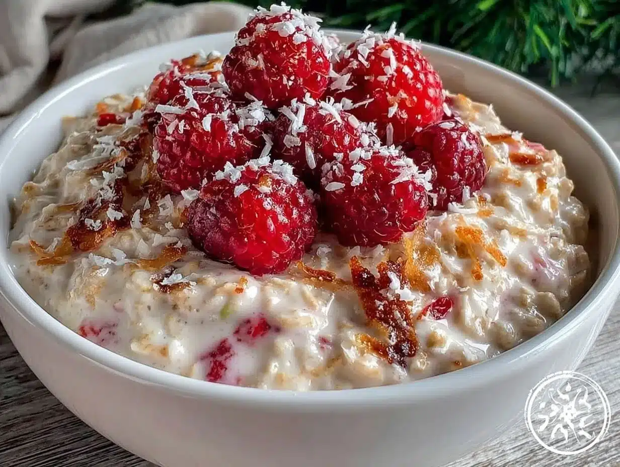 creamy valentines oatmeal bowl preparation steps