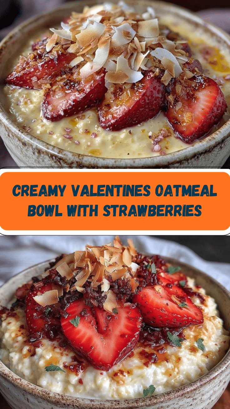 creamy valentines oatmeal bowl recipe