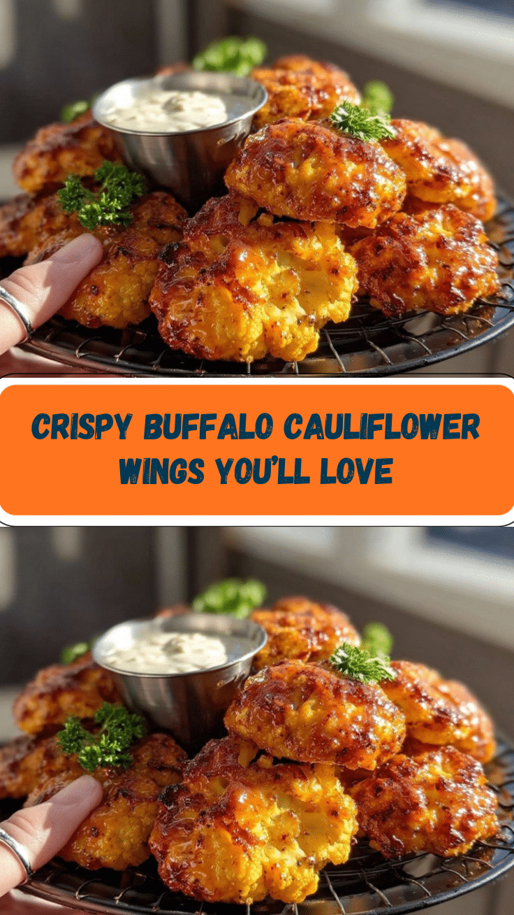 crispy buffalo cauliflower wings recipe