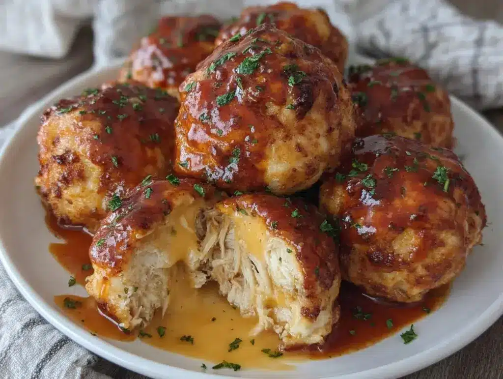 crispy Buffalo chicken bombs - featured image