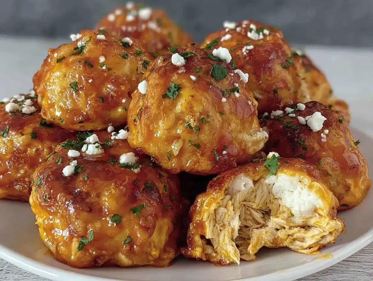 crispy Buffalo chicken bombs preparation steps