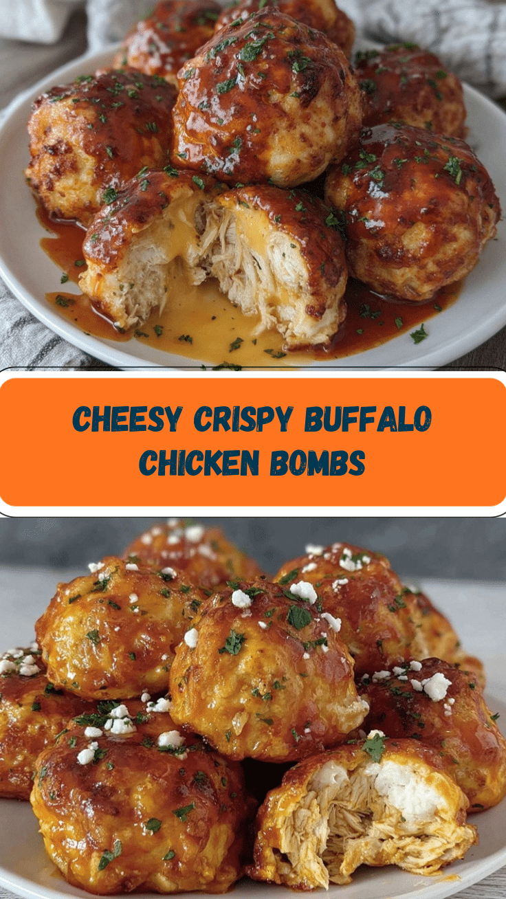 crispy Buffalo chicken bombs recipe