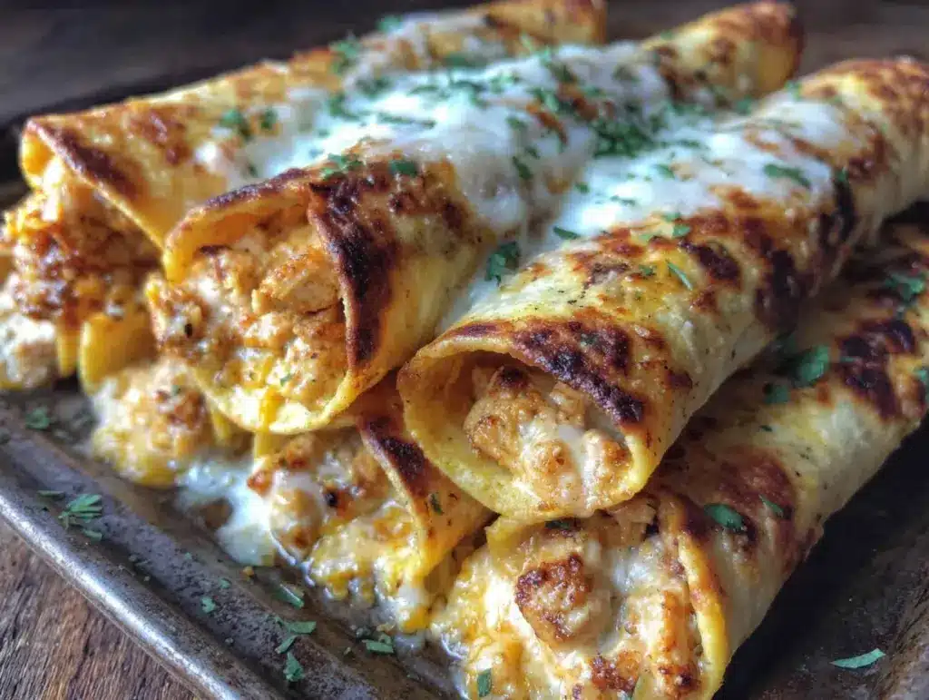 crispy chicken taquitos - featured image
