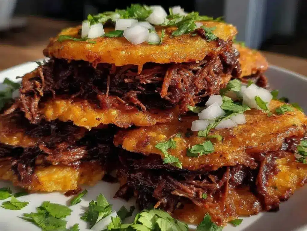 Crispy Crock Pot Birria Tacos - featured image