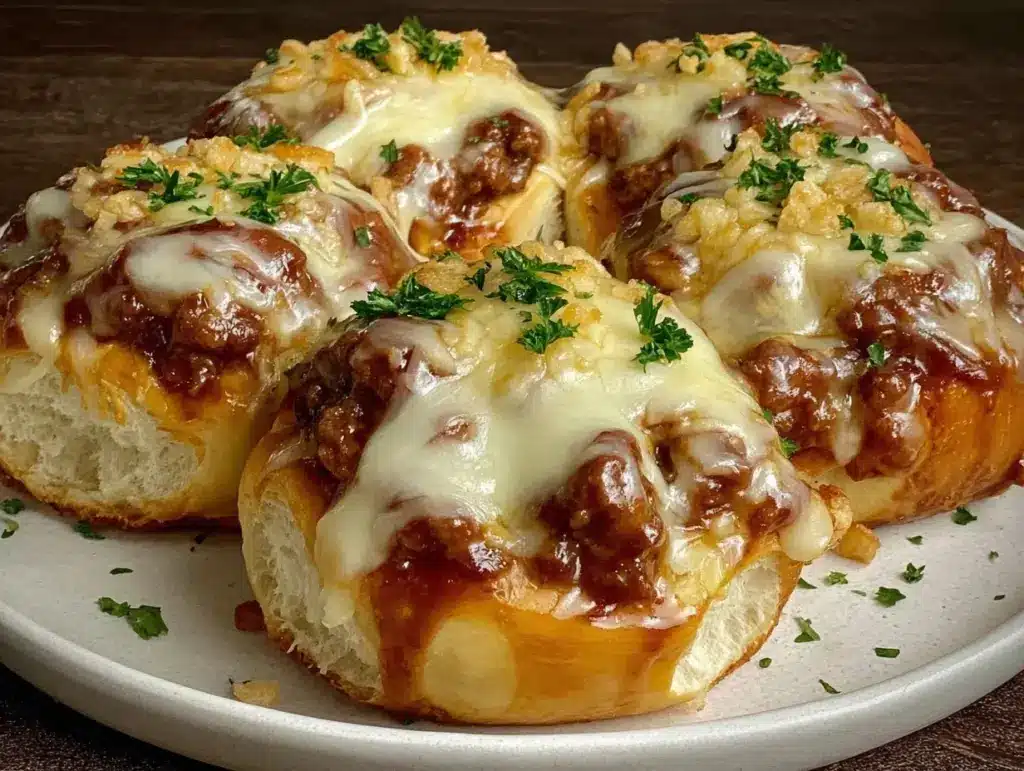 crispy garlic parmesan cheeseburger bombs - featured image