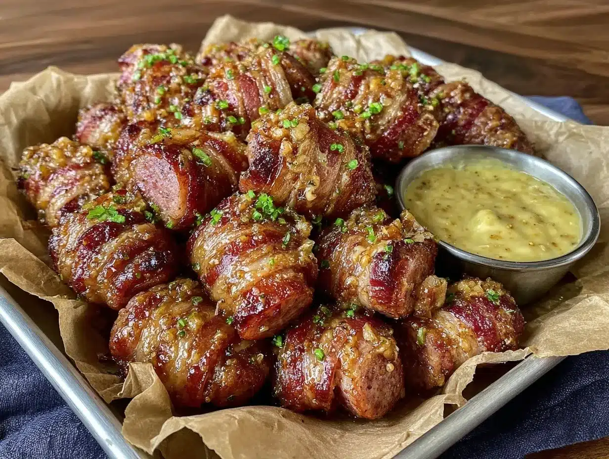 Crispy Mustard Hasselback Kielbasa Bites preparation steps