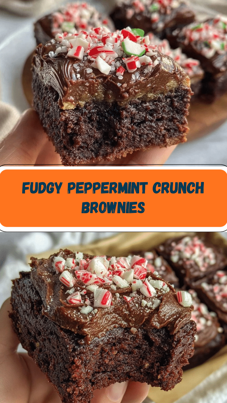 crispy peppermint brownies recipe