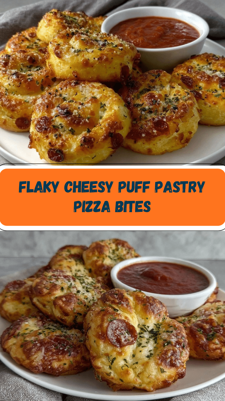crispy puff pastry pizza bites recipe