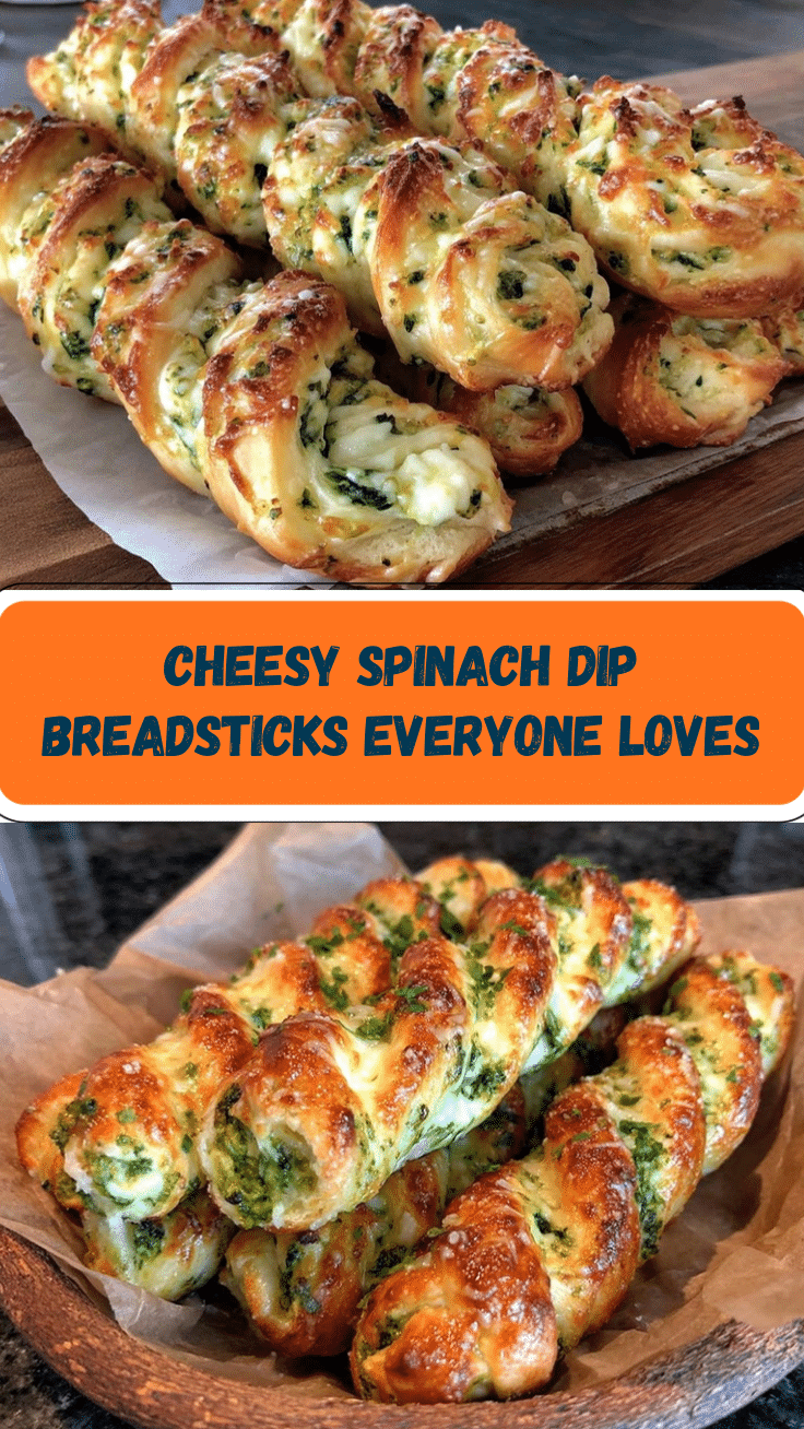 crispy spinach dip breadsticks recipe