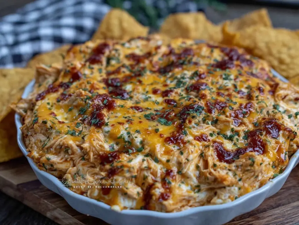 Crockpot Buffalo Chicken Dip - featured image