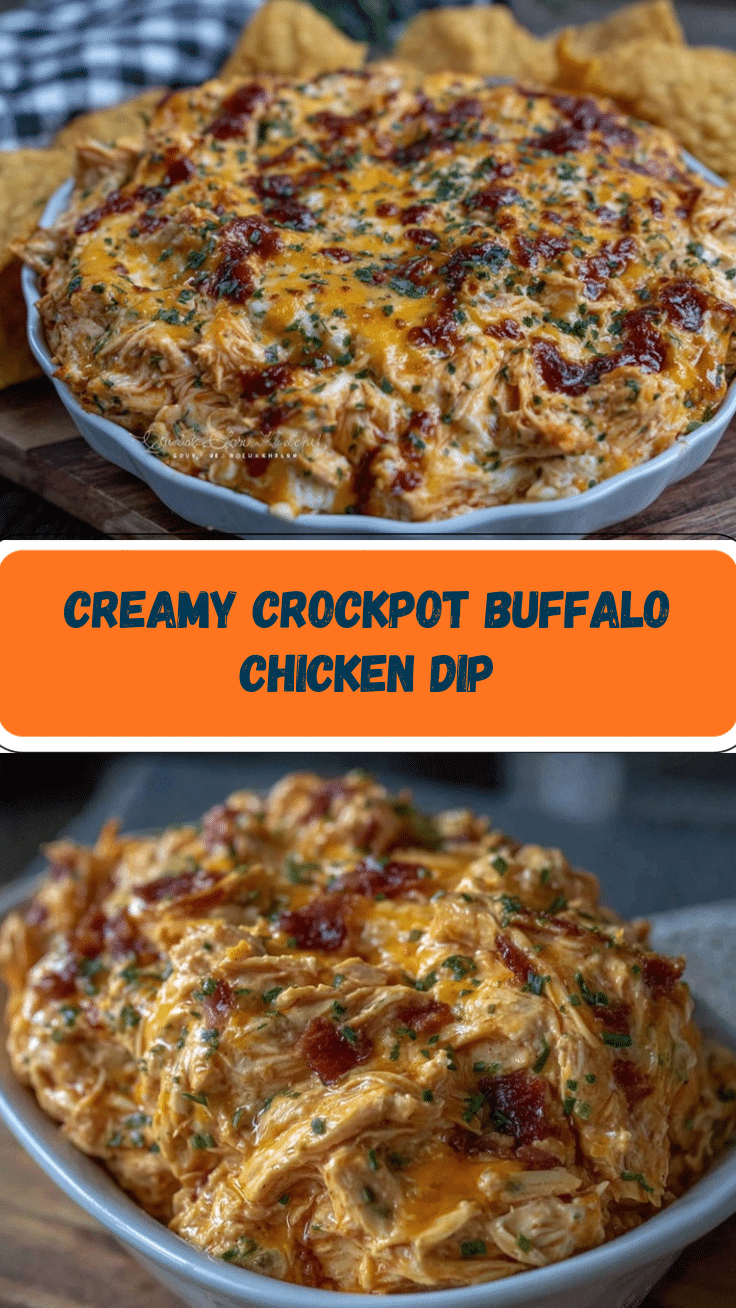 Crockpot Buffalo Chicken Dip recipe