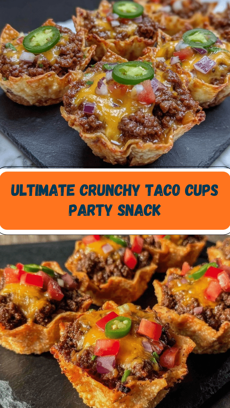 Crunchy Taco Cups recipe