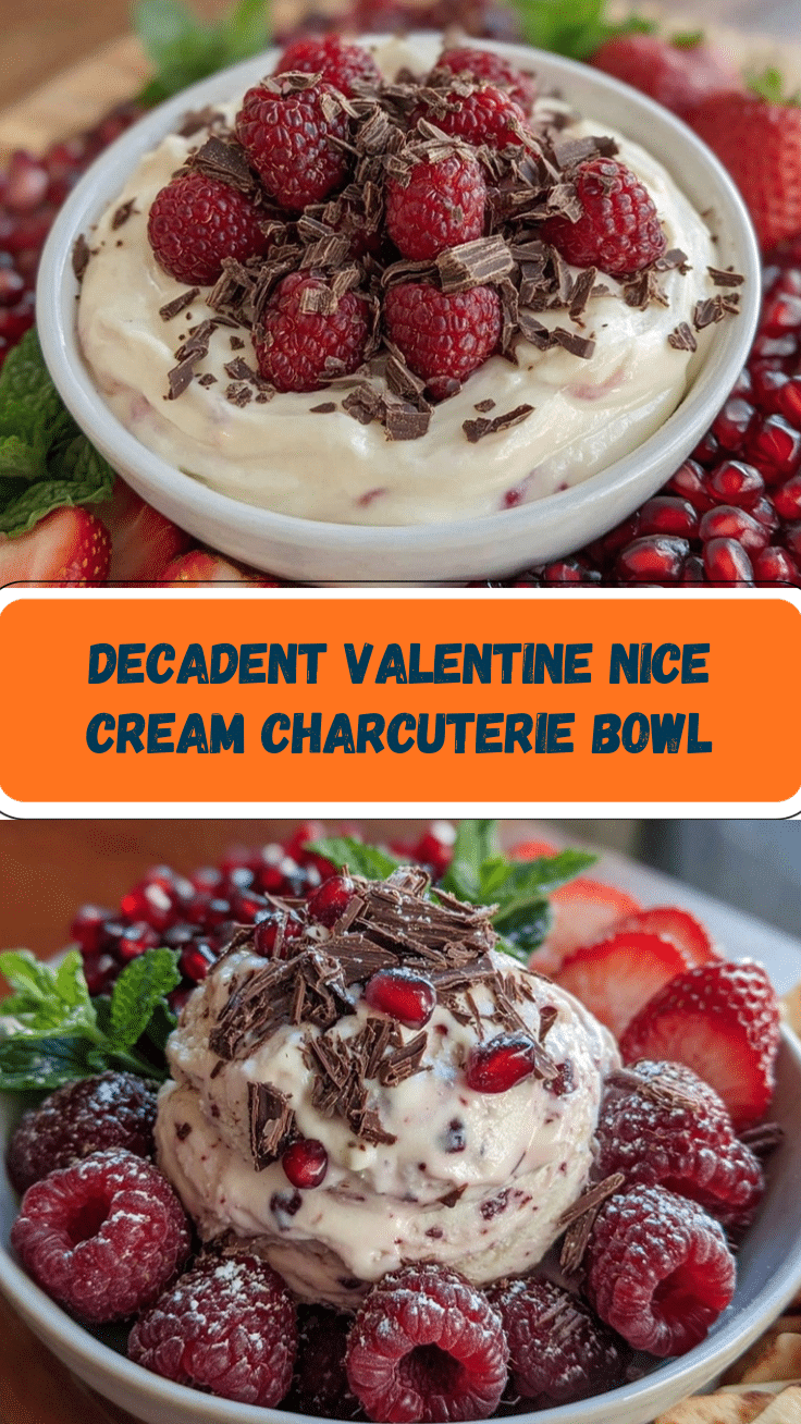 Decadent Valentine Nice Cream Charcuterie Bowl recipe