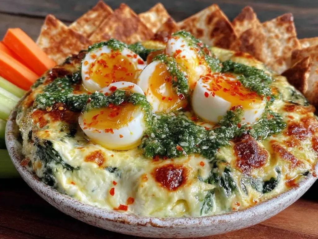 easy spinach-artichoke party bowl - featured image