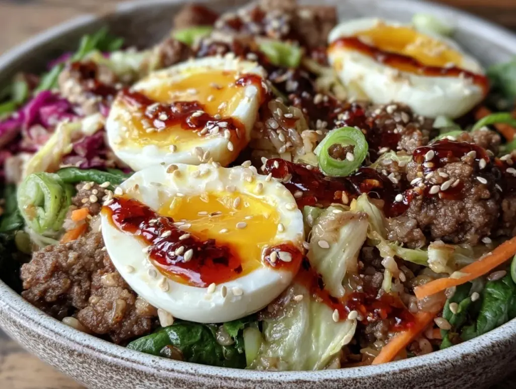 egg roll in a bowl recipe - featured image