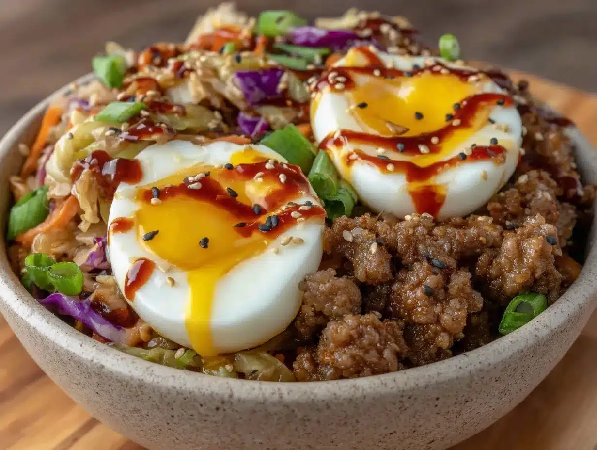 egg roll in a bowl recipe preparation steps