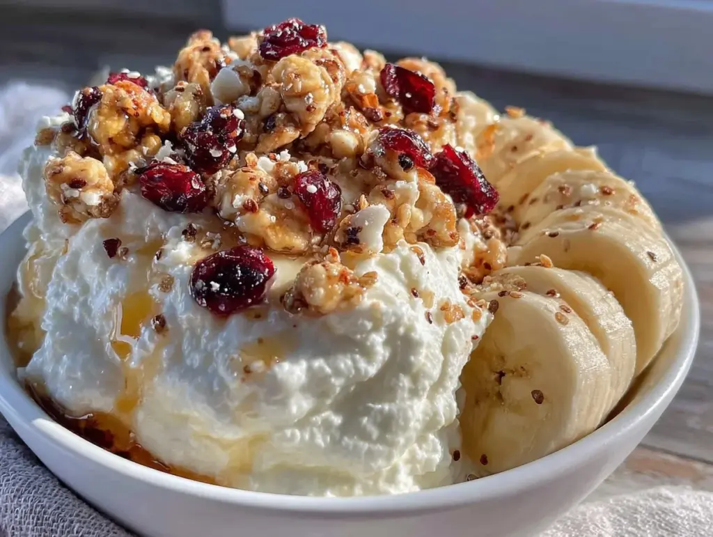 fresh valentines treats cottage cheese bowl - featured image