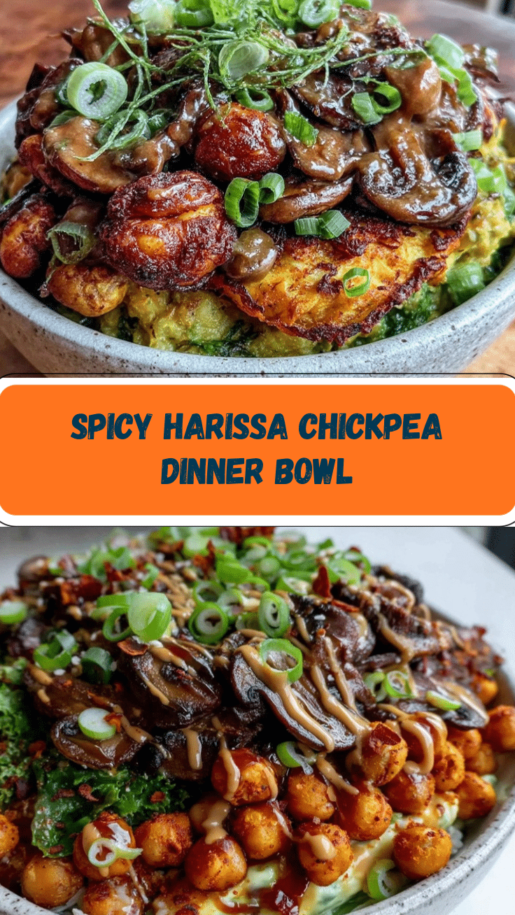 harissa chickpeas peanut ginger bowl recipe