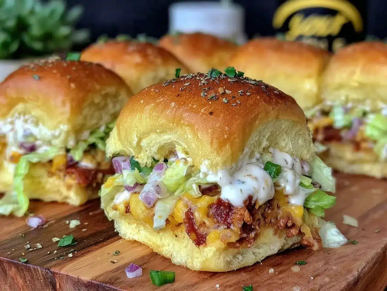 Italian sliders preparation steps